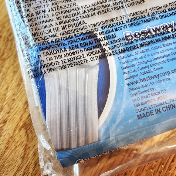 Bestway H2oGo! Deluxe Comfort Air Mat w/ pillow" Blow up Float 64.6" x 24.8" NEW - Picture 5 of 5